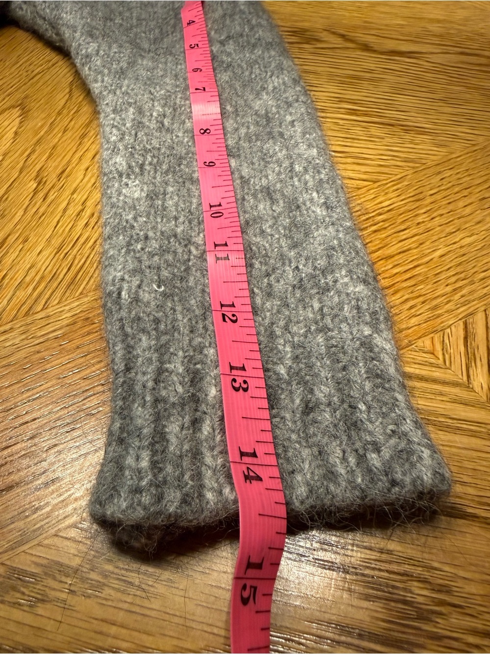 Eileen Fisher Alpaca Blend Cozy Gray Shawl-Collar Cardigan Oversized Sweater - Picture 9 of 10